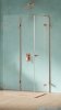 New Trendy Eventa Copper Shine kabina prysznicowa przyścienna z drzwiami bocznymi 90x80x200 przejrzyste Prawa miedź połysk EXK-6500